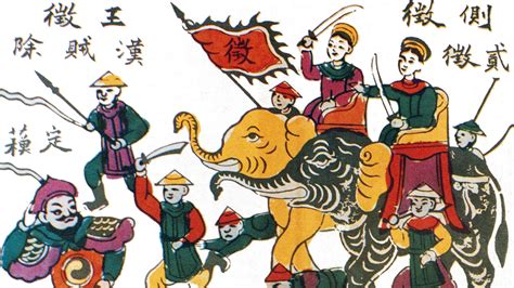 Trưng Sisters Rebellion：越南古代女性領袖的崛起與對中國統治的挑戰